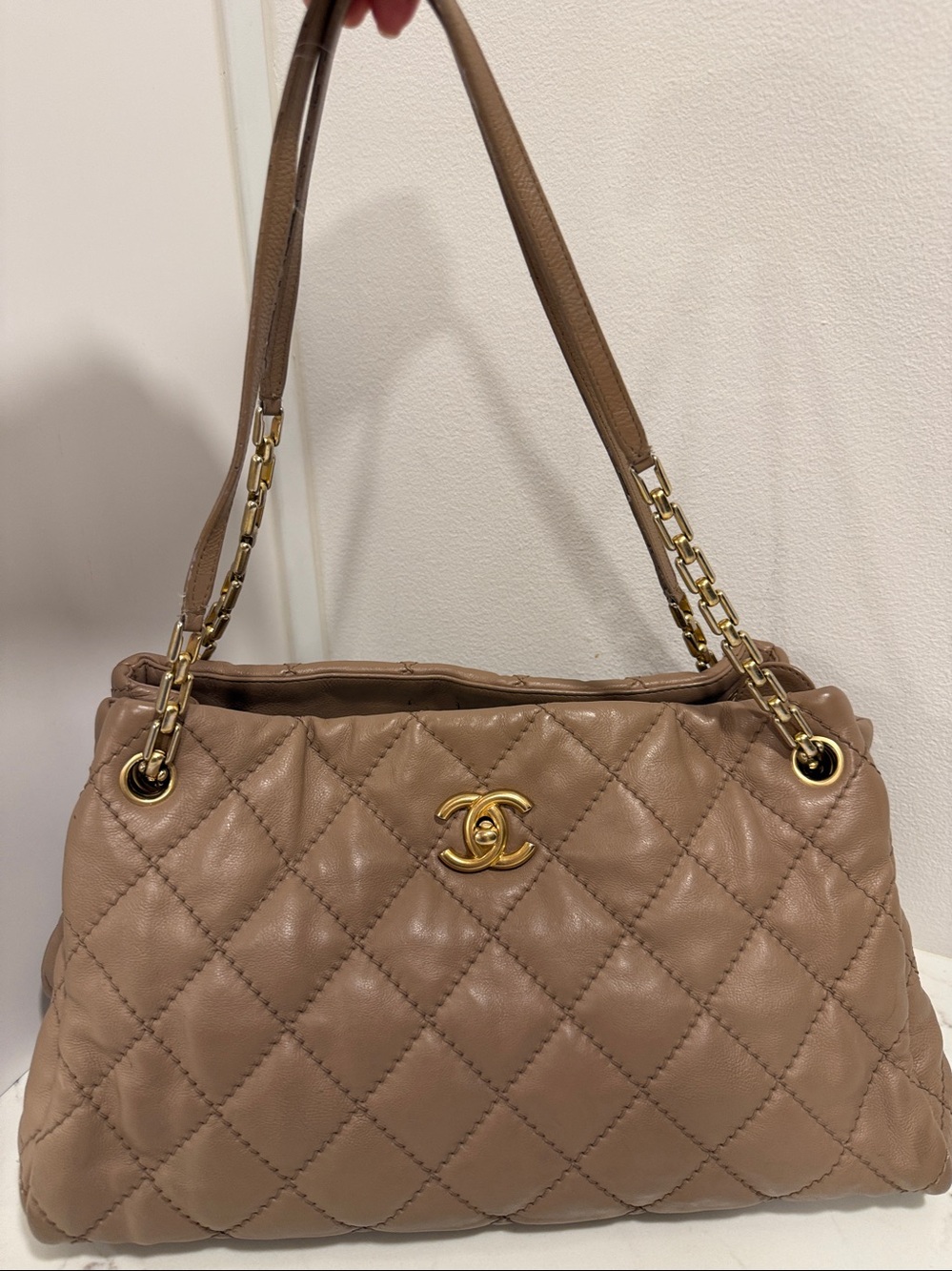 Chanel Quilted Leather Shoulder Bag